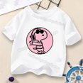thumbnail image 3 of Camiseta de Snoopy para niña, ropa de dibujos animados para niño, Tops de manga corta para bebé, camisetas suaves Kawaii, ropa para niño, regalo, 3 of 5