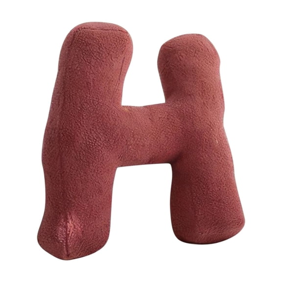 geerera 26 Letter Pillows Cute Soft Letter Decorative Pillows English Alphabet Throw Pillows Cushion For Living Room Sofa Couch Bed Car Decoration