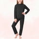 thumbnail image 1 of Cowsor 2 Piece Pajamas Set Kids Sleepwear Cartoon Printed Nightwear Cotton Long Sleeve Shirt Pants Loungewear, 1 of 7
