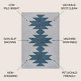 thumbnail image 3 of JONATHAN Y WASHABLE 4 x 6 Area Rug, Chayton Minimalist Geometric - Gray/Blue, WSH110D-4, 3 of 7