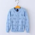 thumbnail image 1 of AAMILIFE Chandail en Coton pour Filles Col Rond Boutonné Cardigan Tricoté, 1 of 3
