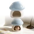 thumbnail image 1 of Hamster en Céramique pour Cachette Intérieure, Dôme en Forme de Gerbille, Abri Relaxant, 1 of 6