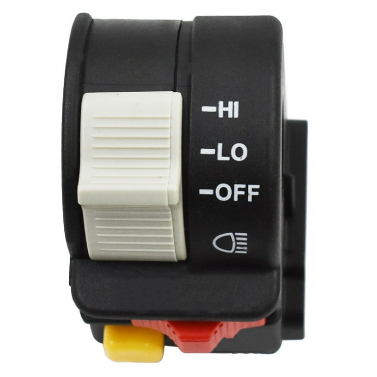 Left Handlebar Bar Switch, Engine Start Run Off Headlight HI LO Off Start Light Switch For Polaris Magnum Scrambler Sportsman Trail Boss Worker Xpedition Xplorer 1999 2001 4010262 4110243 4110248 - Foto 12