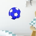 thumbnail image 5 of Horivan Mirrored Acrylic Soccer Ball Wall Decor, Modern Geometric Stickers for Living Room Bedroom, Sports Theme Home Decoration, Acrylic Wall Art for Teens Room, 5 of 6