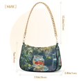 thumbnail image 3 of FORMRS Womens Shoulder Bag with Chain Strap Clutch Purse Cute Tote Handbag, Sunshine Goldfish, 3 of 7