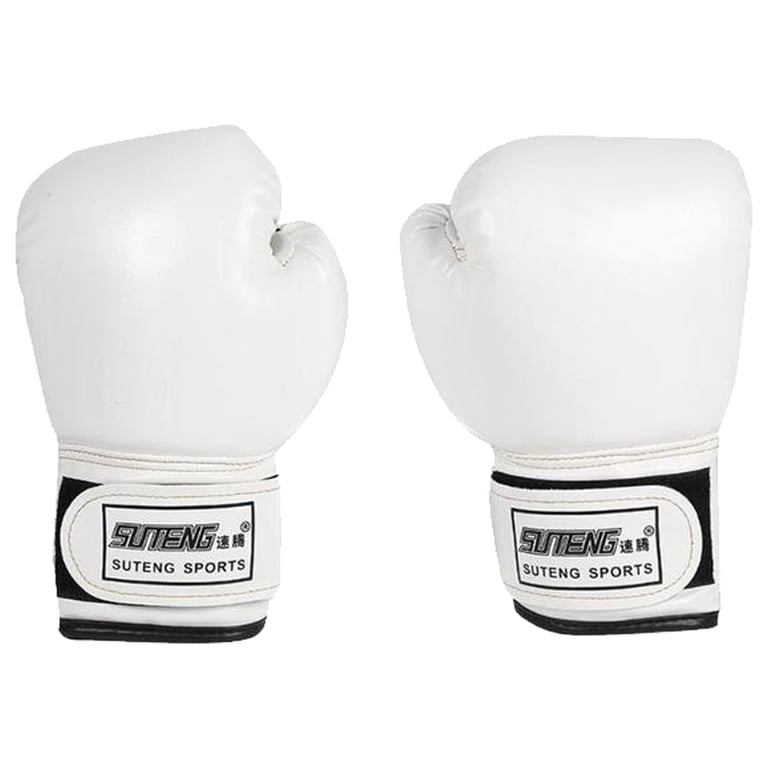 Gants De Boxe Bebe,Boxe Enfant,Bébé Filles Garçons Enfants Boxe Formation Qualité en Cuir PU De Boxe Punch Formation Kids Fight Mitaines(Bleu