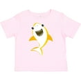 thumbnail image 3 of Inktastic Cute Shark, Little Shark, Yellow Shark, Sea Animal Boys or Girls Toddler T-Shirt, 3 of 5