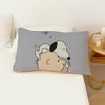 thumbnail image 3 of Funda de almohada de una sola cara con dibujos animados de Snoopy, Woodstock y Charlie Brown, ropa de cama creativa para estudiantes y niños al por mayor, 3 of 5