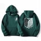 thumbnail image 1 of Sudadera con capucha de Attack on Titan para hombre, sudaderas con capucha de Anime para hombre y mujer, ropa de calle, jersey Harajuku Shingeki no Kyojin, sudaderas con capucha, ropa, 1 of 2