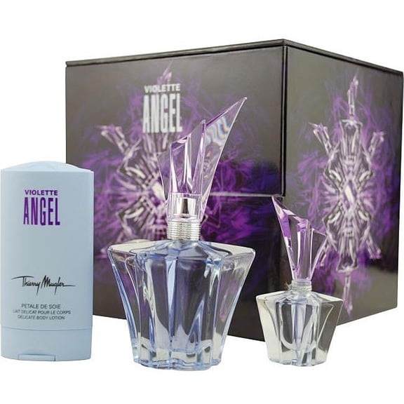 Thierry Mugler Angel Violet Women's Eau De Parfum Spray and Body Lotion Set