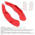 thumbnail image 4 of Steering Wheel Paddle Shifter For Ford Mondeo Edge Taurus 13-20 Aluminium Red, 4 of 13