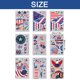 thumbnail image 3 of Pegatinas decorativas para el Día de la Independencia, pegatinas adhesivas para ventanas, decoraciones del 4 de julio, 9 hojas, pegatinas adhesivas para ventanas con bandera, suministros escolares, 3 of 5