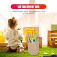 thumbnail image 1 of Bolsas De Conejo De Pascua Cesta de conejito de Pascua, tela de yute, bolsas de Pascua para niños, cubeta de huevos (verde), 1 of 7