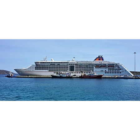 LAMINATED POSTER Ship Cruise Europe Luxury Mediterranean Poster Print 11 x