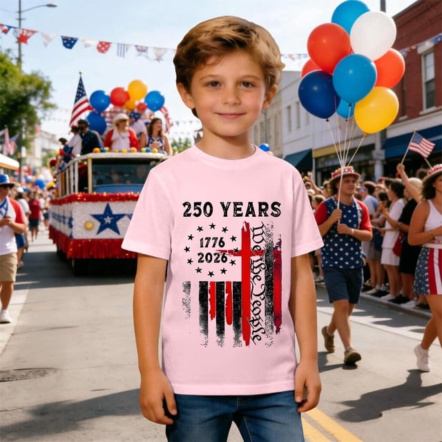 T-Shirts pour Garçons Filles Col Rond Hauts Graphiques Tees T-Shirts d'Été Vêtements Garçon 8-9 Ans