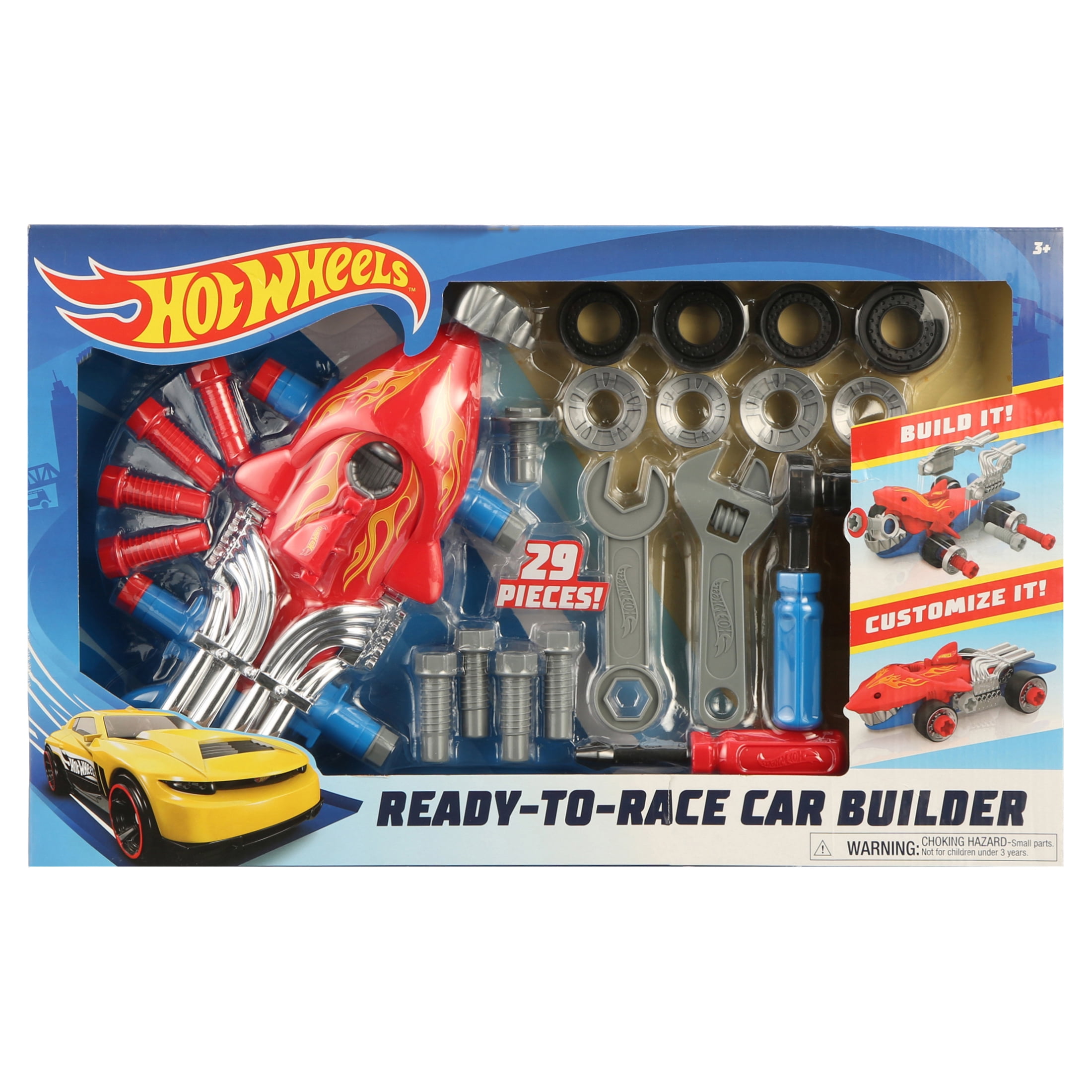 hot wheels ready to race car builder