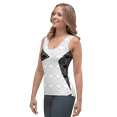 thumbnail image 2 of GamerTagg Collection Women’s White/Black Casual Tank Top (XS), 2 of 4