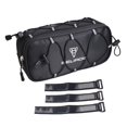 thumbnail image 4 of Bolsa para manillar de bicicleta, bolsa delantera plegable para bicicleta, práctica para bicicleta de montaña y carretera, bolsa pequeña para cuadro Negro 2.1L, 4 of 8