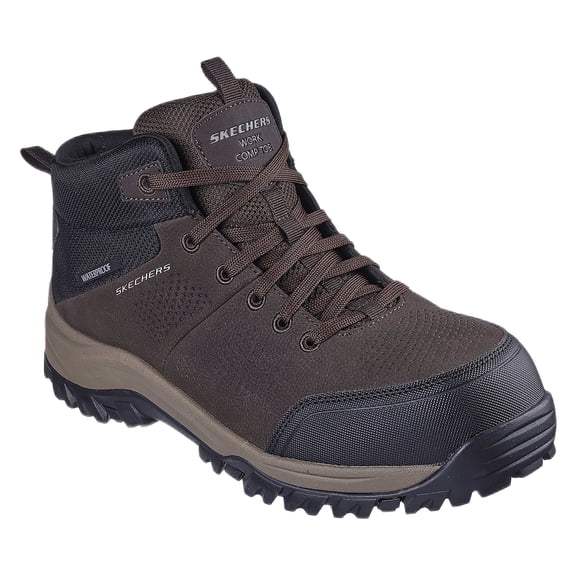 Skechers Work Men's Relment Erett Lace Up Waterproof Safety Toe Hiker Boot