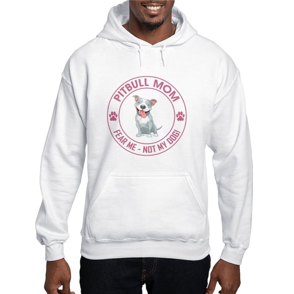 CafePress - PITBULL MOM Hooded Sweatshirt - Pullover Hoodie, Hooded Sweatshirt