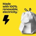 thumbnail image 4 of tall kitchen trash bags 13 gallon, durable drawstring trash bags with control, leak proof technology, reinforced bottom, original scent, white, 4 of 4