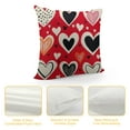 thumbnail image 4 of RUIYC Valentine Pillow Cover Love Heart Red Decorative Throw Pillow Cover Valentine's Day Mother's Day Wedding Anniversary Holiday Decor Cushion Cover For Couch Sofa, 4 of 5