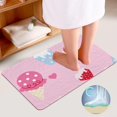 thumbnail image 4 of GZHJMY Bathroom Mat set of 3,3 Pieces Bath Mats Set for Bathroom, Vintage Style Non-Slip Washable Cover Floor Rug Decorations for Kitchen Bathroom Bedroom, 4 of 6
