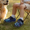 thumbnail image 3 of Pointodoor Blood Skull Shoes for Boys Size 12.5 Little Kid Single Buckle Sneakers School Sport Athletic Knitted Mesh Shoe Lightweight Running Walking Casual Shoes, 3 of 7
