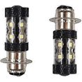 thumbnail image 1 of 4 Pack 50W H6/P15D 10SMD Motorcycle Headlight Yamaha H6M Motorcycle Light High Lumens, 1 of 4