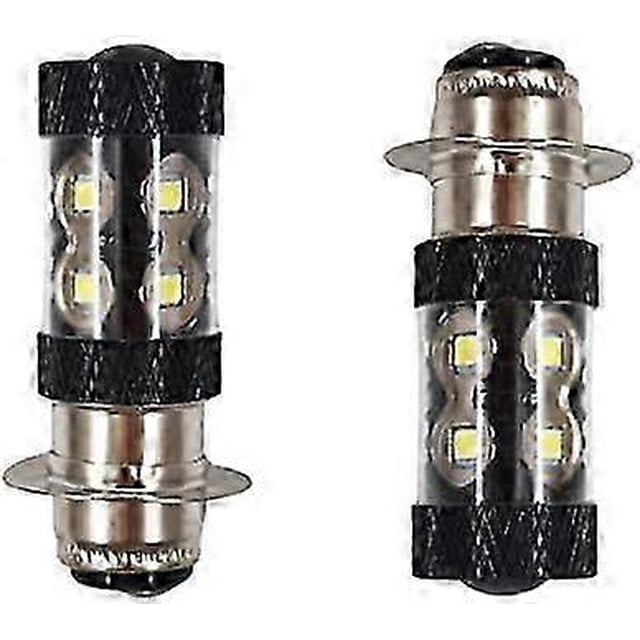 4 Pack 50W H6/P15D 10SMD Motorcycle Headlight Yamaha H6M Motorcycle Light High Lumens