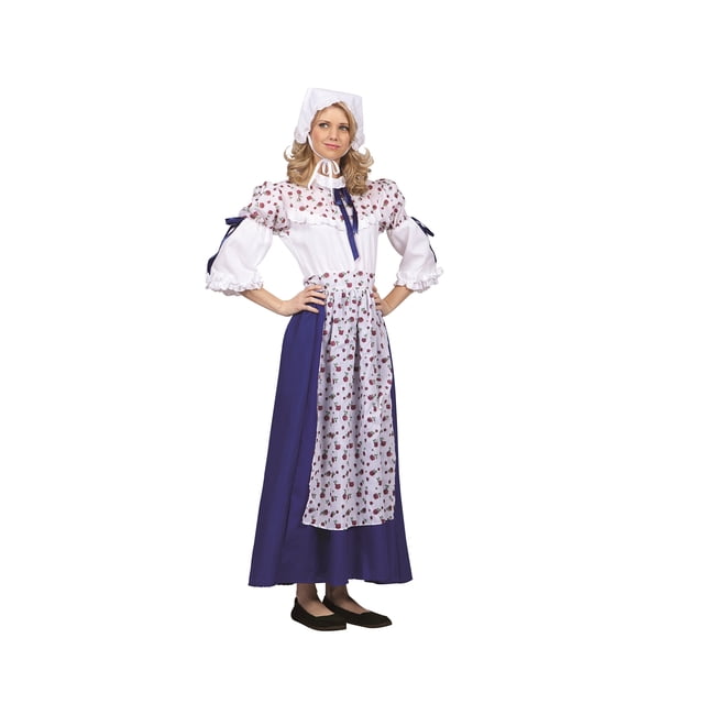 Disfraz RG de campesino colonial, marrón, talla XL
