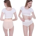 thumbnail image 3 of WCJM Women's nylon underwear including 5x underwear Black Khaki White Polyester 5 Pieces Women Comfortable Lingerie Temptation Mid-waist Panties Underwear, 3 of 7