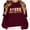 Wine, variant on Mother Baby Nurse Postpartum Sweatshirts for Women Long Sleeve Crewneck Cute Graphic Nursing Sweatshirt Pullover Tops
