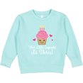 thumbnail image 2 of Inktastic 3rd Birthday Cupcake Girls Cute Toddler Sweatshirt, 2 of 4