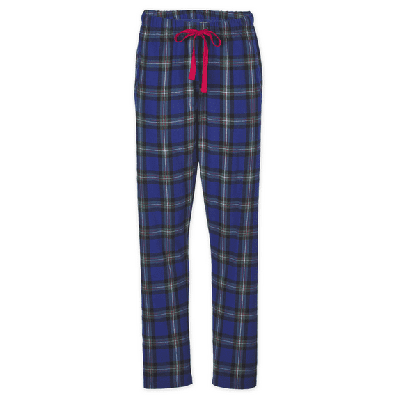 WOMENS HALEY FLANNEL PANT -MIDNIGHT TARTAN--M