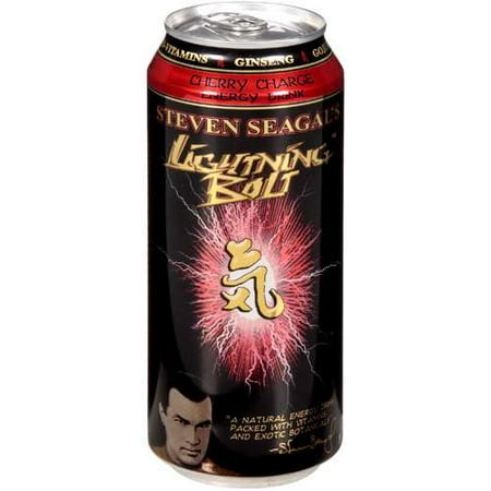 Steven Seagal Steven Seagals Lightning Bolt Energy Drink, 16 oz