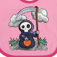 thumbnail image 4 of Inktastic Halloween Trick or Treating Cute Grim Reaper Boys or Girls Baby Bib, 4 of 4