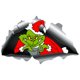 thumbnail image 2 of the Grinch Christmas Decor Christmas Car Refrigerator Decorations Reflective Bulb Light Santa Deer Magnet Ornaments Xmas New Year Holiday Home Decor, 2 of 5