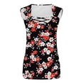 thumbnail image 4 of GERsome Tank Tops for Women Scoop Neck Sleeveless T-Shirts Summer Beach Vacation Trendy Tank Shirts S-2XL, 4 of 4
