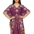 thumbnail image 4 of Moomaya Kaftan Long de Plage pour Femmes, Tenue de Plage, Robe de Plage, Couvre-Maillot Bikini, Kaftan, Grande Taille, 4 of 6