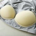 thumbnail image 4 of Tank Tops For Women Solid Color With Chest Pad Bra One Tank Top Sling Camisole Tops For Women, 4 of 6