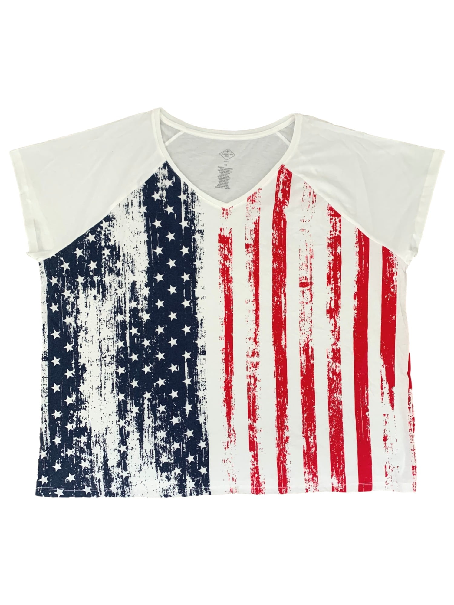 women's plus size patriotic tops