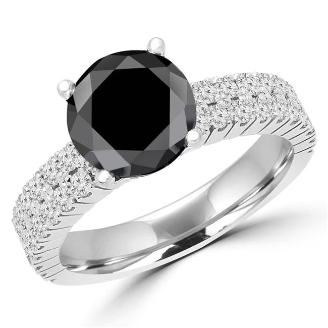 black engagement ring box
