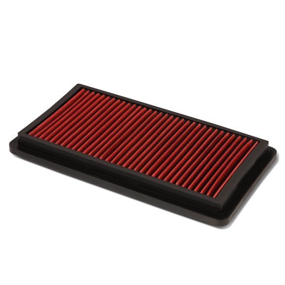 DNA Motoring AFPN-040-RD For 2003 to 2008 Mazda 6 / MPV Reusable & Washable Replacement High Flow Drop-in Air Filter (Red) 04 05 06