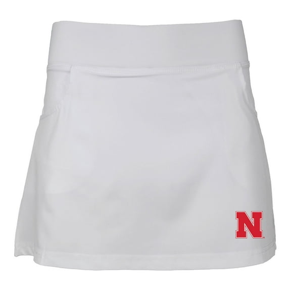 Girls Youth Garb White Nebraska Huskers Sara Skort