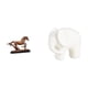 thumbnail image 1 of Figura de caballo,Figura coleccionable de caballo en miniatura,Adorno de caballo de resina,estatua de animal,decoración para el hogar,Figura de elefante,Figura decorativa de elefante estilo, 1 of 8