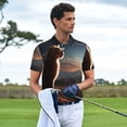 thumbnail image 5 of Balery Pyramid Desert Cat Printed Men’s Short Sleeve Polo Shirt, Midweight Men's Shirt,Golf Polo shirts -4X-Large, 5 of 8