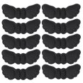 thumbnail image 1 of Almohadillas antideslizantes para el talón con forma de ala, 5 pares, delgadas y duraderas, 3 mm de grosor, negras, para un calzado cómodo High Heel Savior, 1 of 8