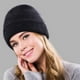 thumbnail image 5 of gorro de punto de mujer Gorro de Punto para Mujer - Gorro de Esquí de Sólido de Invierno Gorros Gorro de para Invierno - Negro Negro Magideal gorro de punto de mujer, 5 of 7