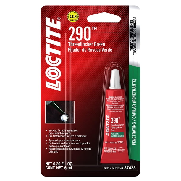 Fijador de roscas Loctite 37423 290 verde 6 ml